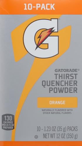 Product image of Gatorade G Powder Orange 1.23 oz 10 ct 1.23 oz 10 Count