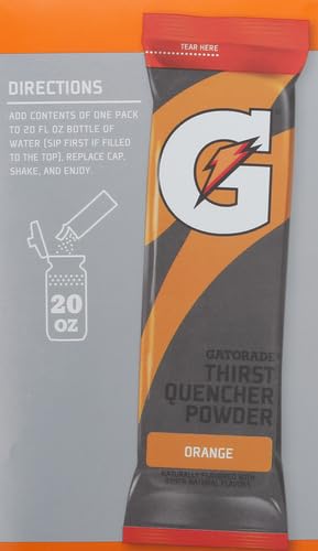 Product image of Gatorade G Powder Orange 1.23 oz 10 ct 1.23 oz 10 Count
