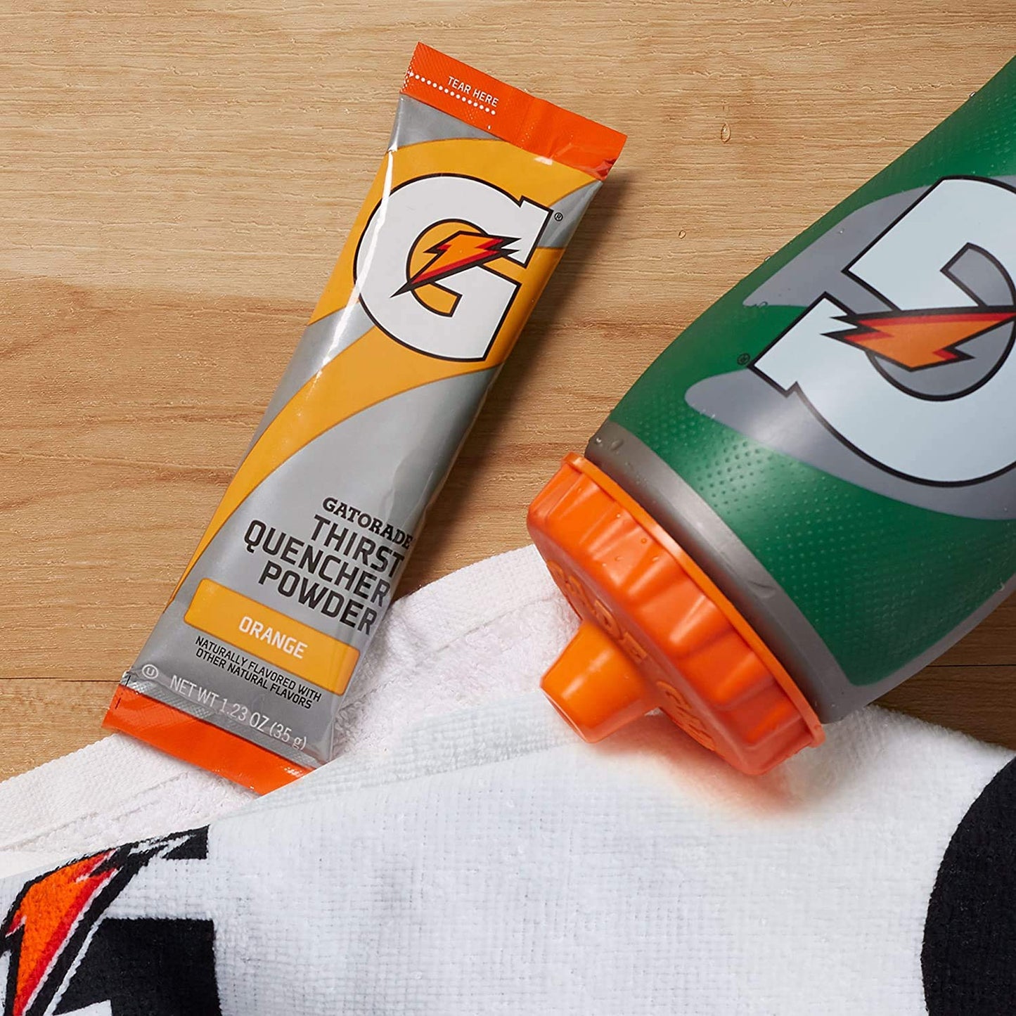 Product image of Gatorade G Powder Orange 1.23 oz 10 ct 1.23 oz 10 Count