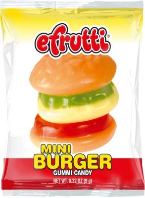 Product image of E.Frutti Mini Burger Gummy Candy Bulk Bag 2 lb