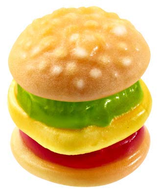 Product image of E.Frutti Mini Burger Gummy Candy Bulk Bag 2 lb