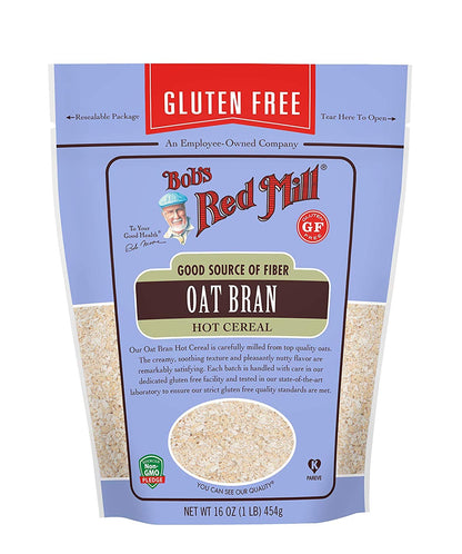 Product image of Bob's Red Mill Gluten Free Oat Bran Resealable 16 oz 16 oz Pack of 2