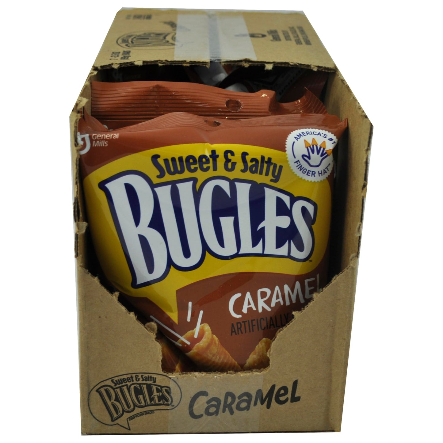 Product image of Bugles Corn Snacks Caramel 3.5 oz 3.5 oz Pack of 7