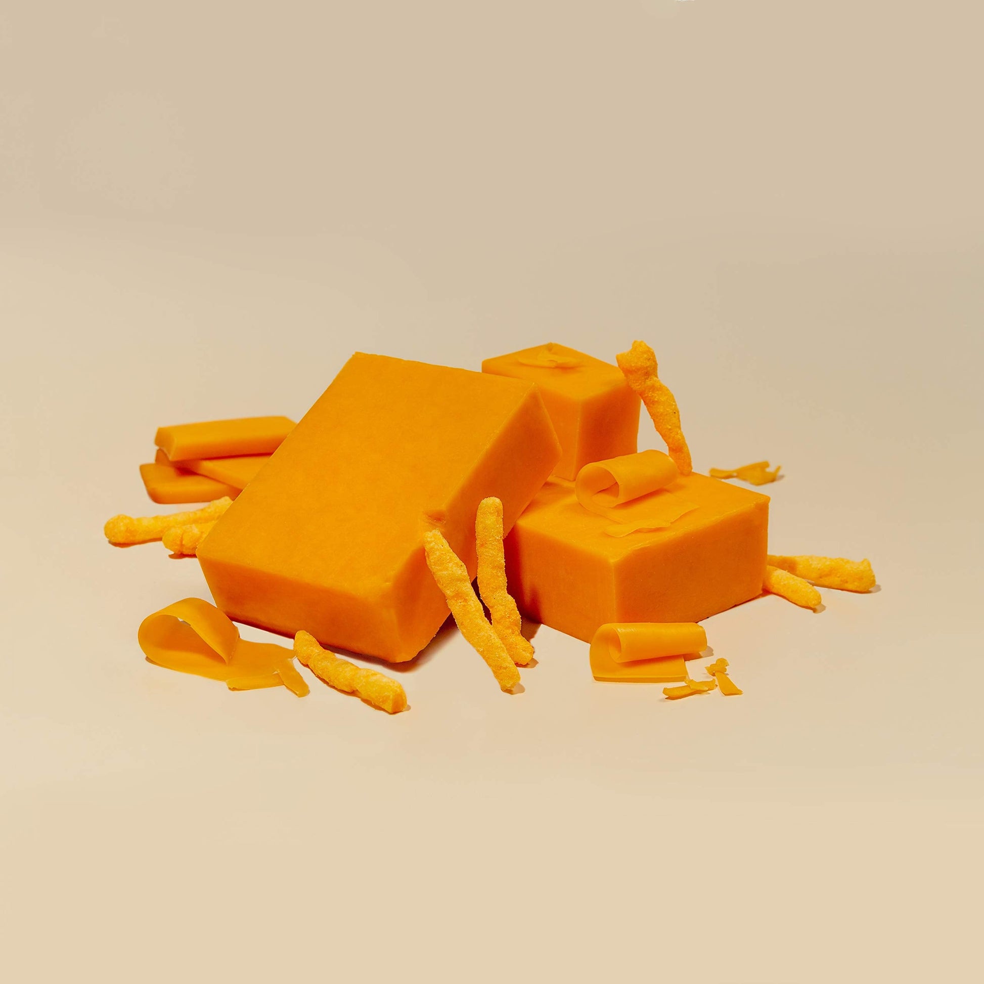 Product image of Pipcorn Heirloom Crunchies Cheddar Bags Baked Cheese Snack Organic Non-GMO Heirloom Corn No Artificial