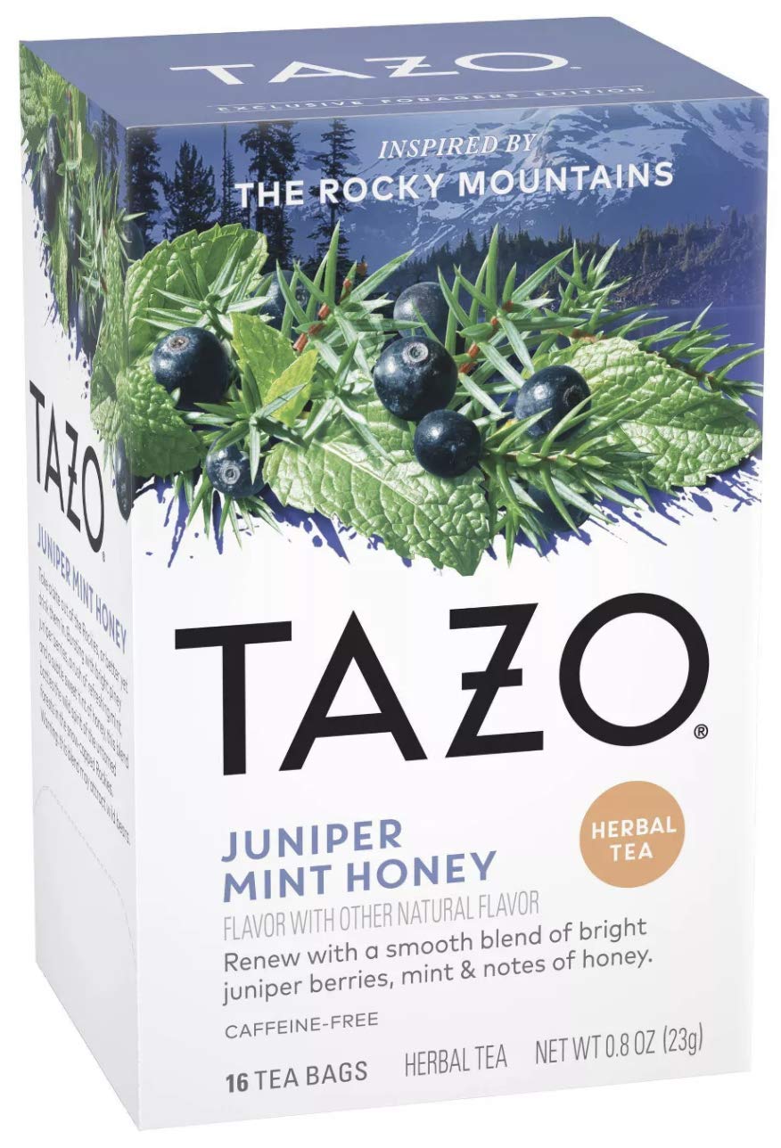 Product image of TAZO Herbal Tea Juniper Mint Honey Flavor Caffeine Free 16 ct Tea Bags Pack of 2