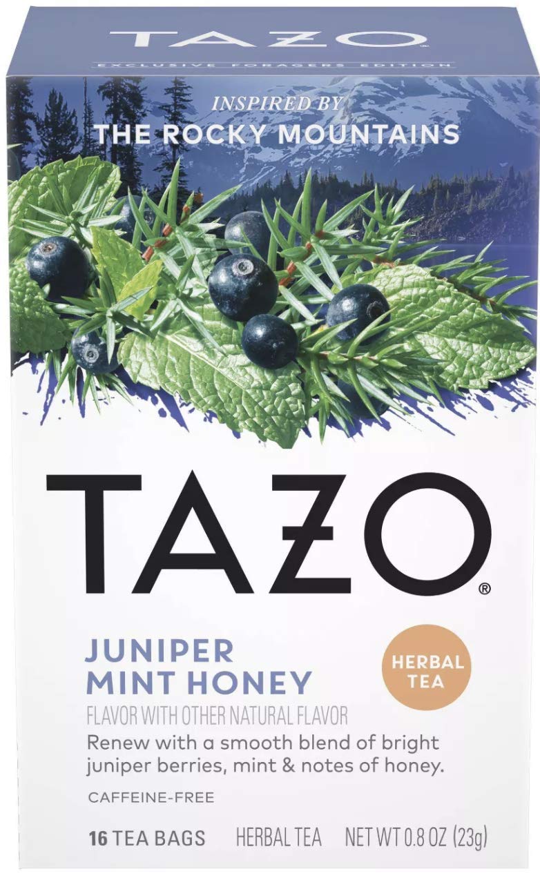 Product image of TAZO Herbal Tea Juniper Mint Honey Flavor Caffeine Free 16 ct Tea Bags Pack of 2