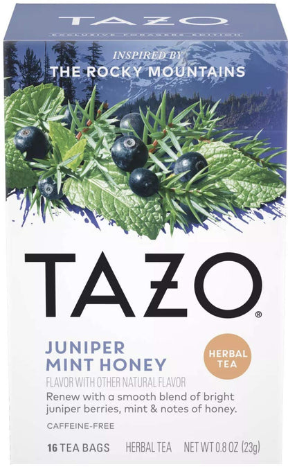 Product image of TAZO Herbal Tea Juniper Mint Honey Flavor Caffeine Free 16 ct Tea Bags Pack of 2