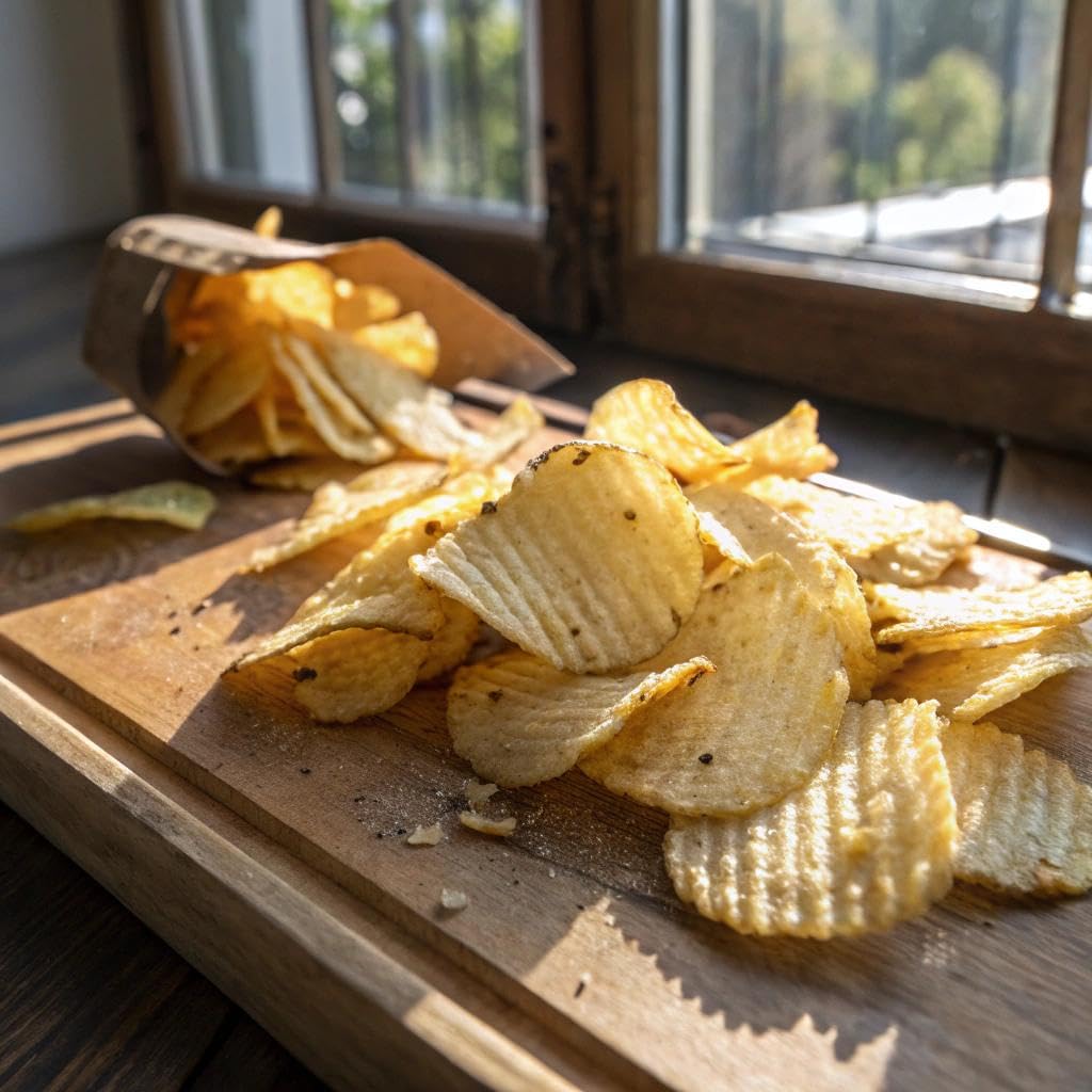 Product image of Popchips Potato Chips Sea Salt Single Serve Bags Low-Calorie Gluten Free Non-GMO Vegan Kosher Friendly 100