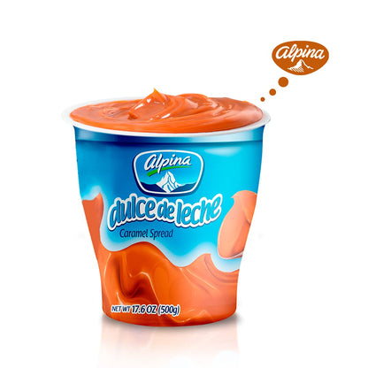 Product image of Alpina Dulce de Leche Milk Caramel Sauce Creamy Consistency Dip for Apples and Desserts Great for Alfajores