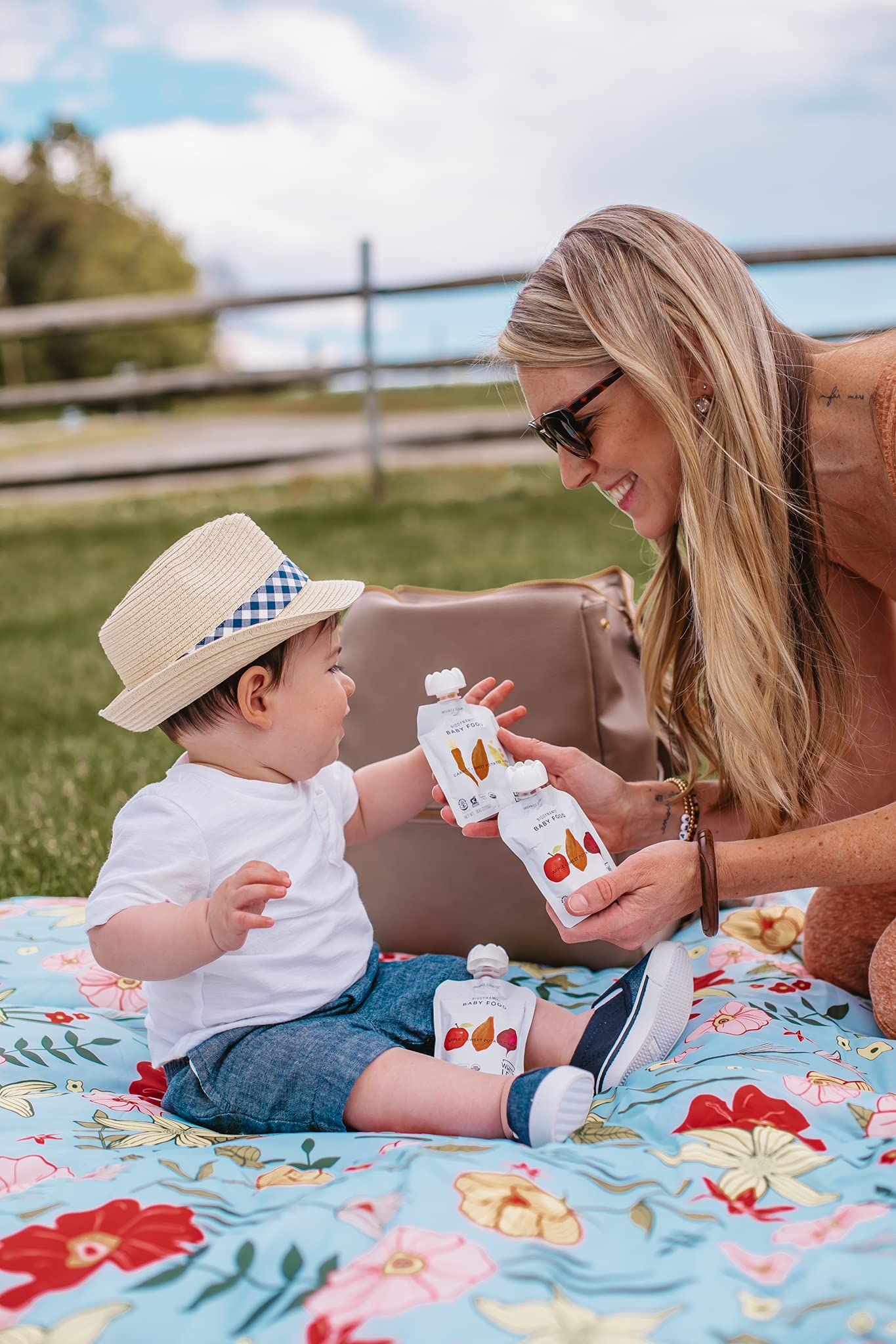 Product image of White Leaf Provisions Biodynamic and Organic Baby Food Peach + Oat Unsweetened Puree Squeezable Baby Food