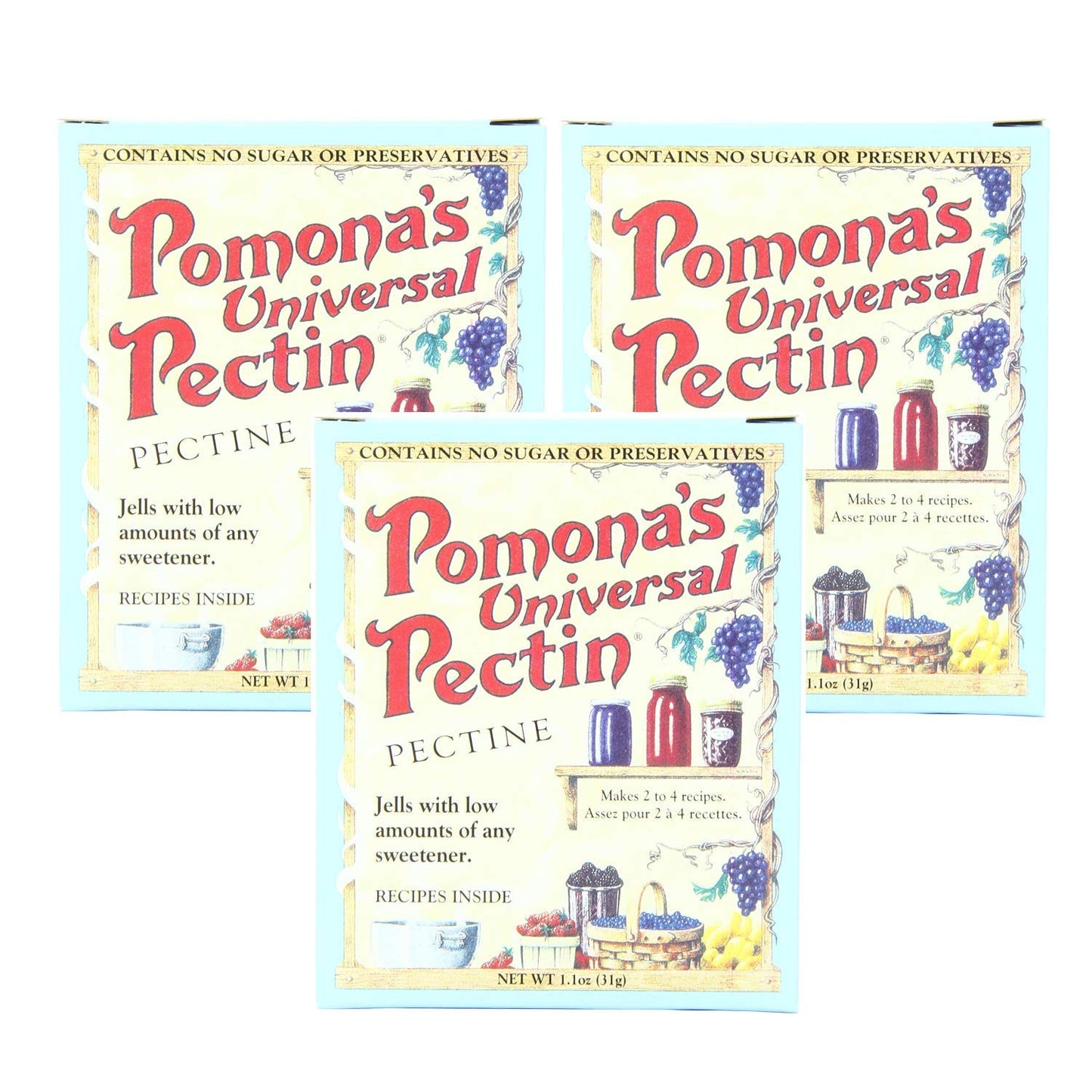Product image of Pomona's Universal Pectin Boxes Perfect for Making Jams and Jelly No Sugar or Preservatives 1.1 oz 1.1 oz
