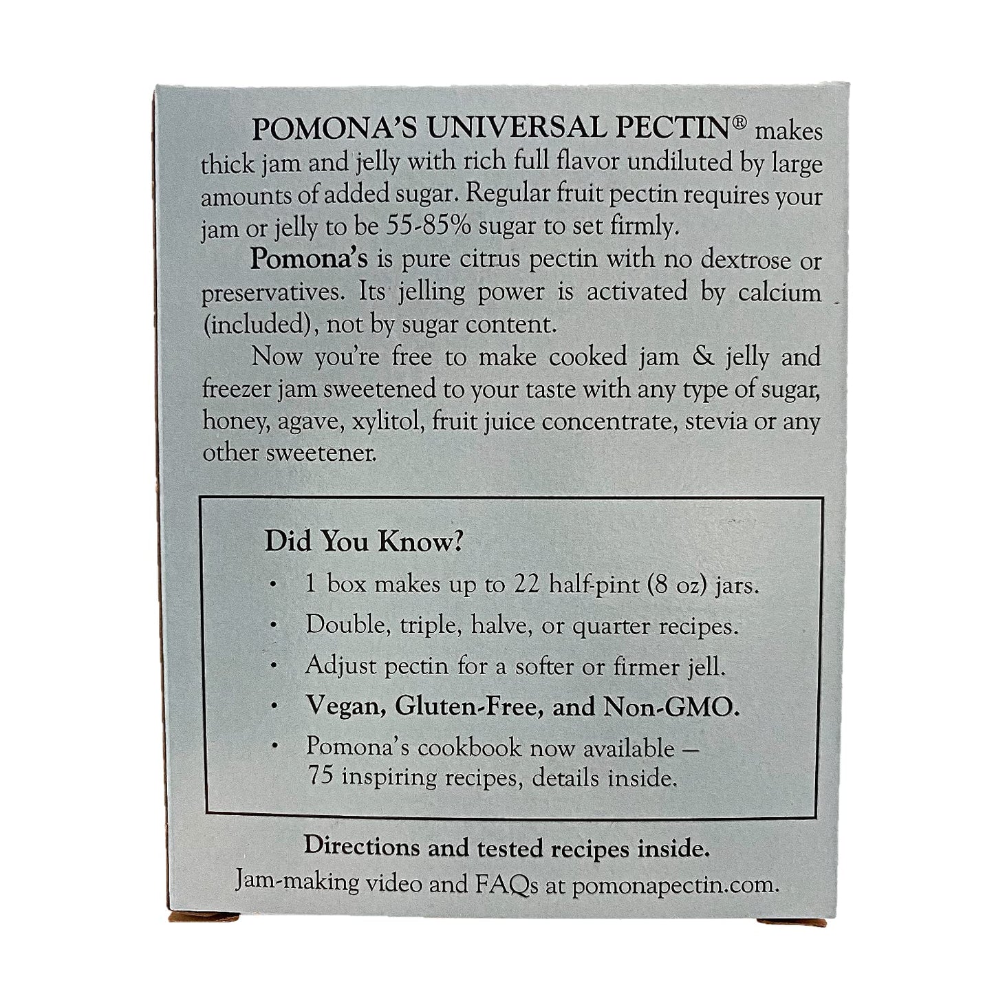 Product image of Pomona's Universal Pectin Boxes Perfect for Making Jams and Jelly No Sugar or Preservatives 1.1 oz 1.1 oz