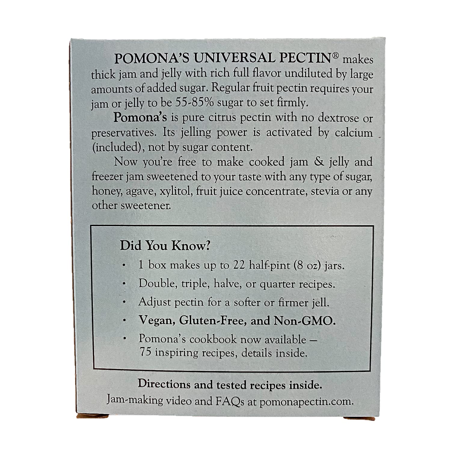 Product image of Pomona's Universal Pectin Boxes Perfect for Making Jams and Jelly No Sugar or Preservatives 1.1 oz 1.1 oz