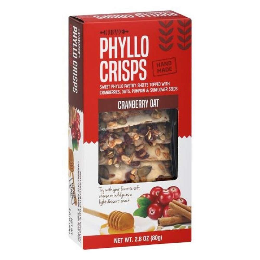 Product image of Phyllo Crisps Cranberry Oat Snack Chips 2.8 oz 2.8 oz Pack of 2