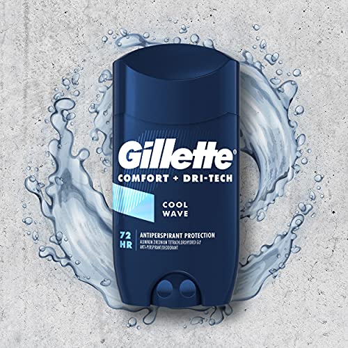 Product image of Gillette antiperspirant Men Invisible Solid Cool Wave 72 Hr. Sweat Protection 3.4 oz 3.4 oz