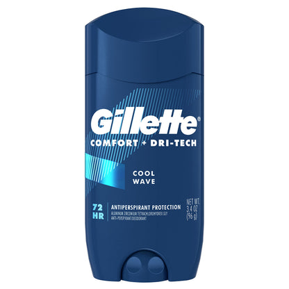 Product image of Gillette antiperspirant Men Invisible Solid Cool Wave 72 Hr. Sweat Protection 3.4 oz 3.4 oz