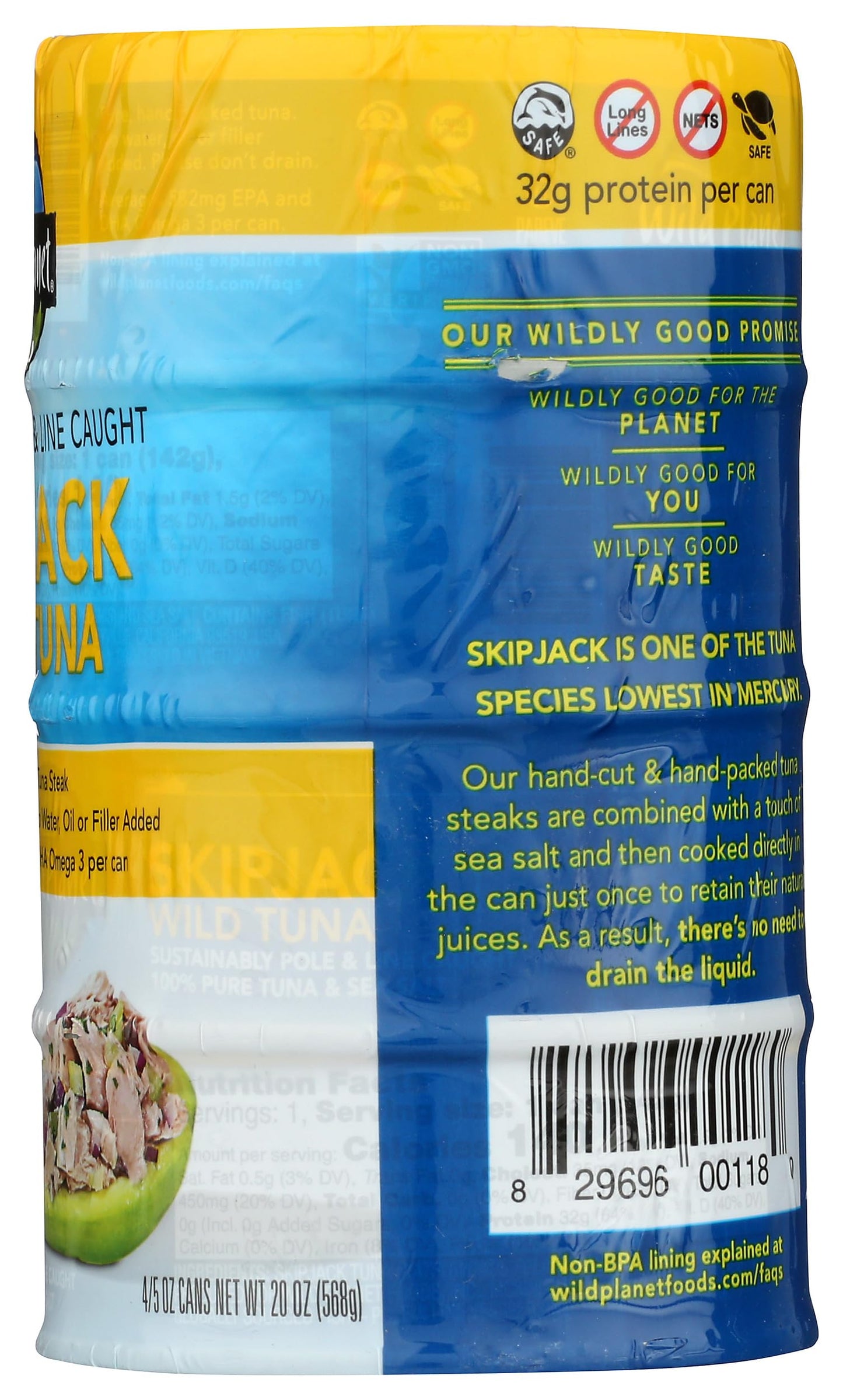Product image of Wild Planet Skipjack Tuna 20 oz 20 oz Pack of 4