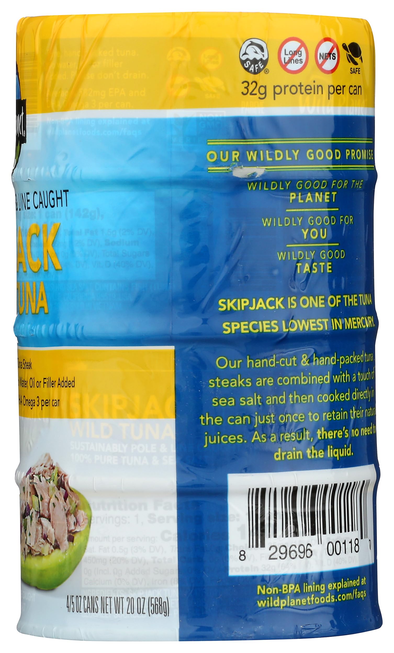 Product image of Wild Planet Skipjack Tuna 20 oz 20 oz Pack of 4
