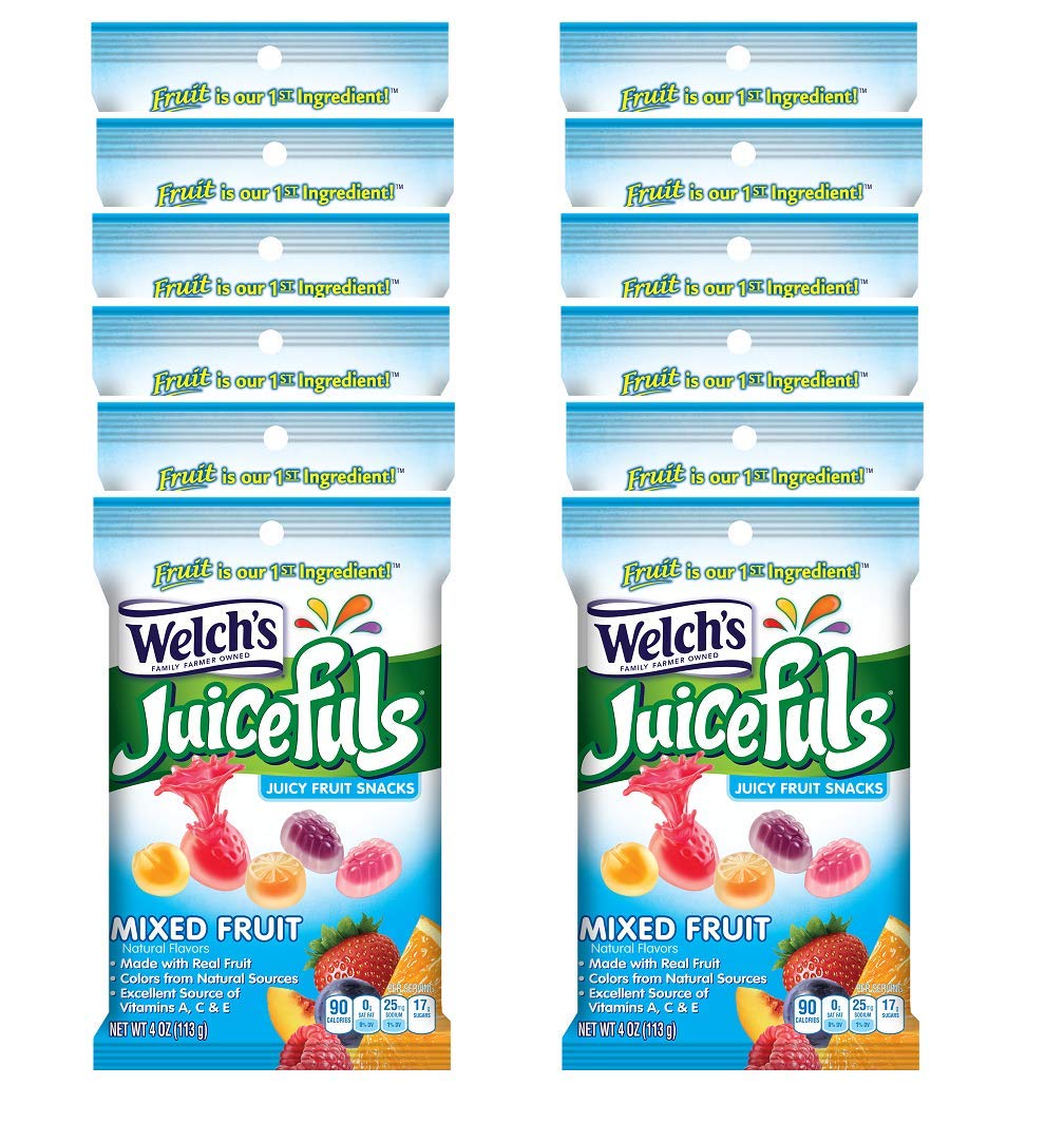 Product image of Welch's Juicefuls Mixed Fruit Fruit Snacks 4 oz 4 oz Pack of 12