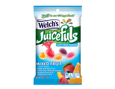 Product image of Welch's Juicefuls Mixed Fruit Fruit Snacks 4 oz 4 oz Pack of 12