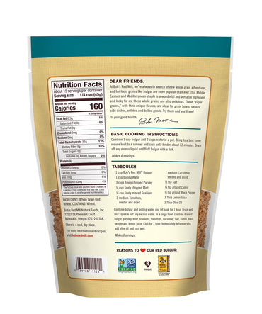 Product image of Bob's Red Mill Red Bulgur Hard Wheat 24 oz 24 oz Pack of 4