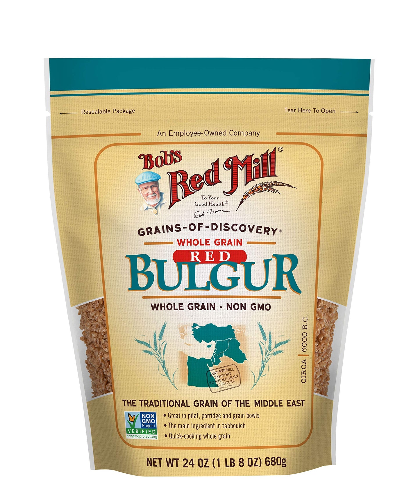 Product image of Bob's Red Mill Red Bulgur Hard Wheat 24 oz 24 oz Pack of 4