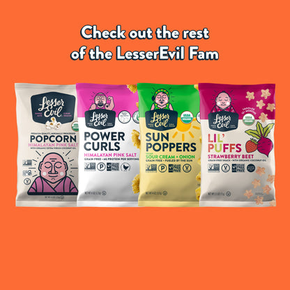Product image of LesserEvil No Cheese Cheesiness Organic Paleo Puffs Grain Free Vegan Minimally Processed No Vegetable Oil 5
