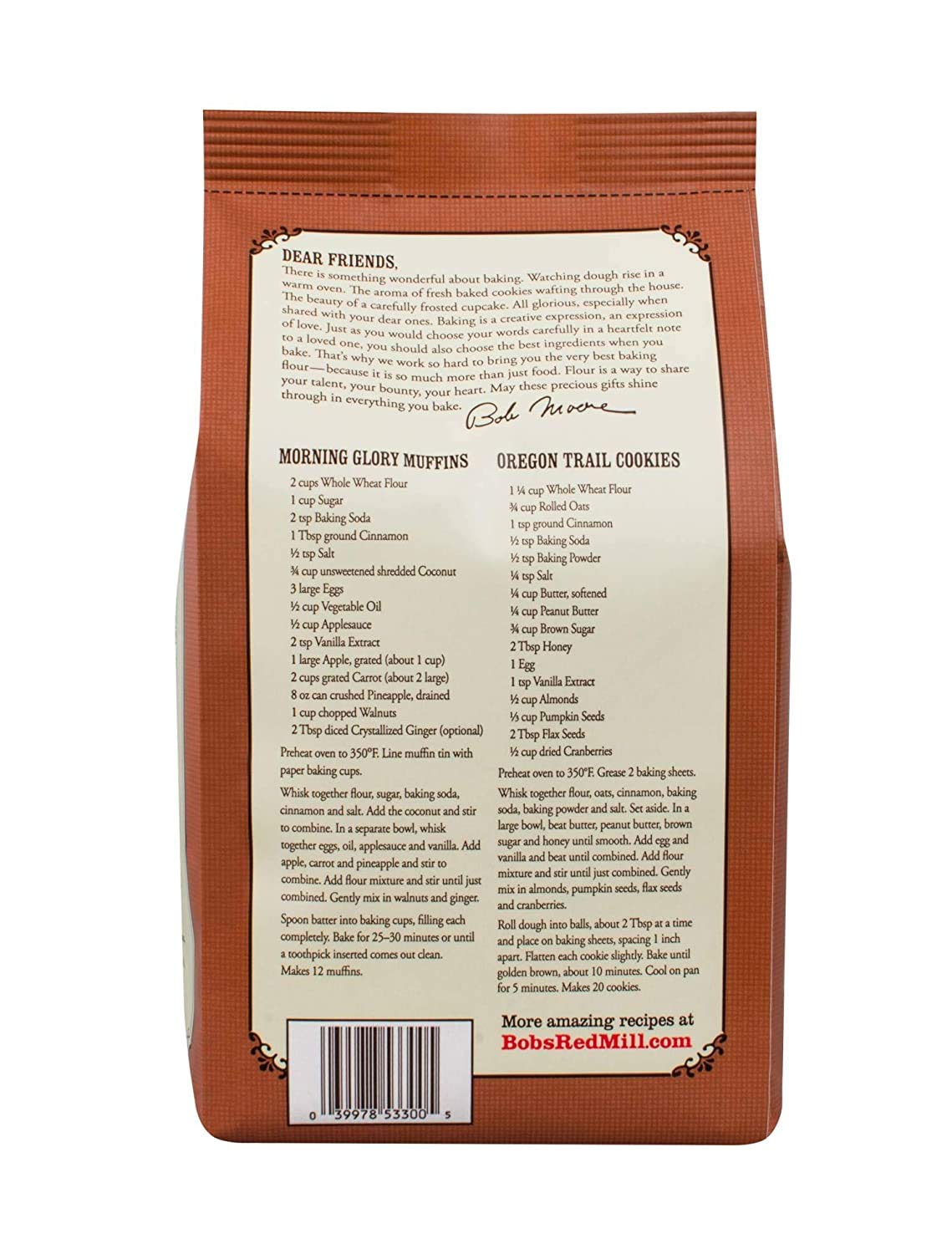 Product image of Bob's Red Mill Whole Wheat Flour 5 lb Pack of 3