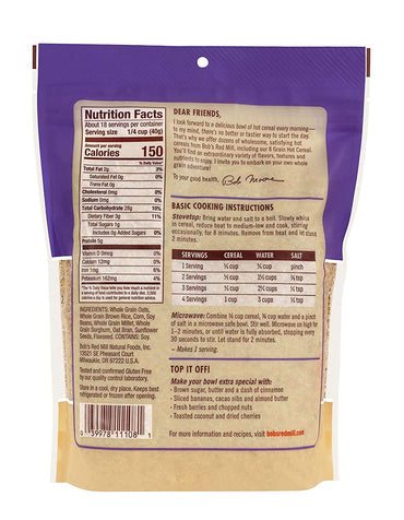 Product image of Bob's Red Mill Gluten Free 8 Grain Hot Cereal 25 oz 25 oz Pack of 4