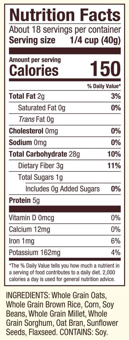 Product image of Bob's Red Mill Gluten Free 8 Grain Hot Cereal 25 oz 25 oz Pack of 4