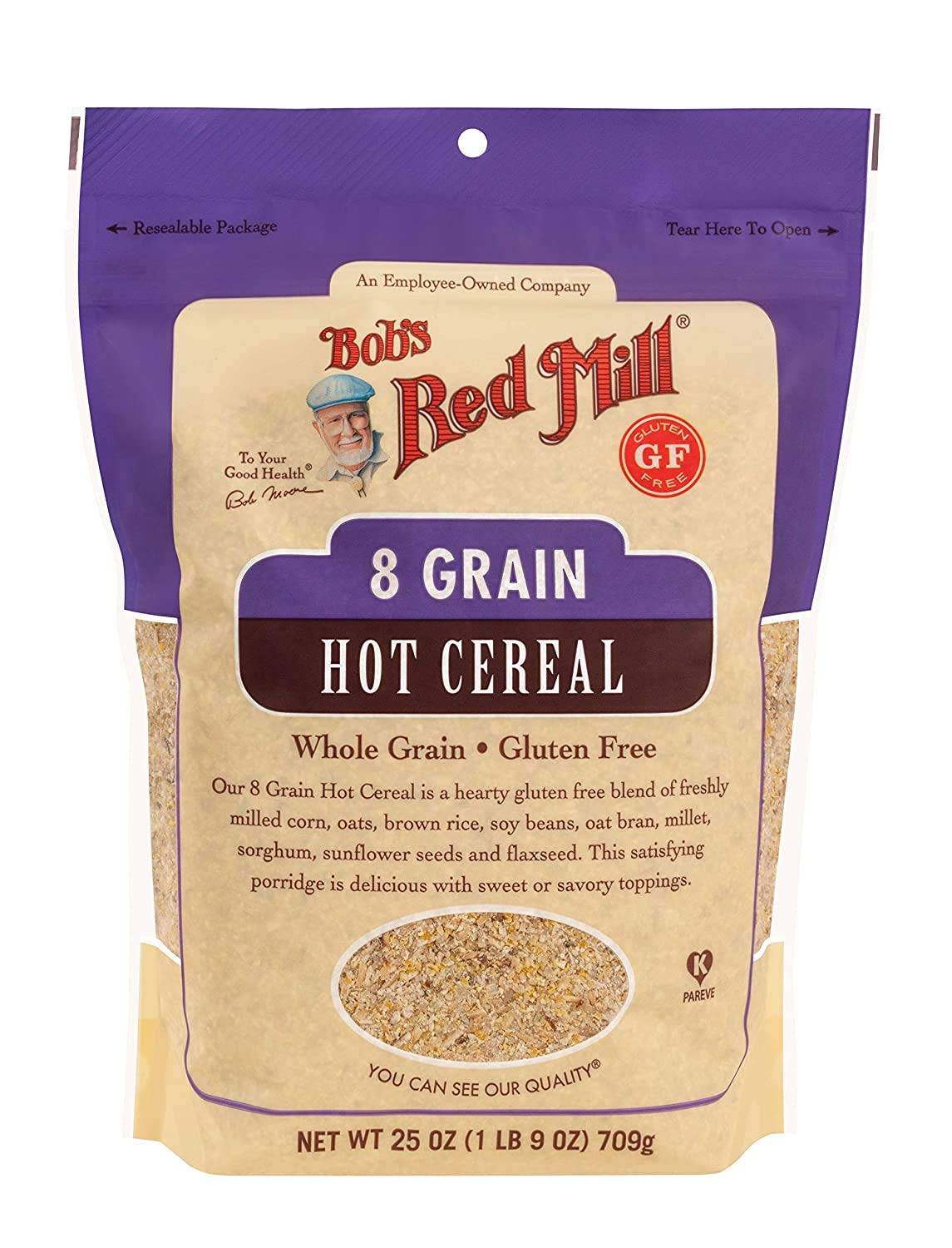 Product image of Bob's Red Mill Gluten Free 8 Grain Hot Cereal 25 oz 25 oz Pack of 4