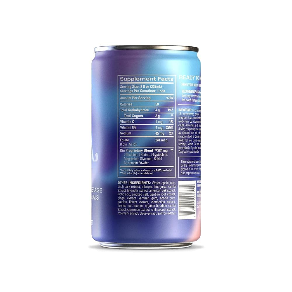 Product image of Kin Euphorics Lightwave Non-Alcoholic Spirits Lavender-Vanilla Ginger and Birch Nootropic Botanic Adaptogen