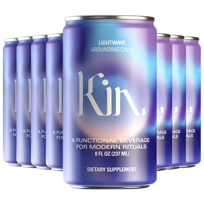 Product image of Kin Euphorics Lightwave Non-Alcoholic Spirits Lavender-Vanilla Ginger and Birch Nootropic Botanic Adaptogen