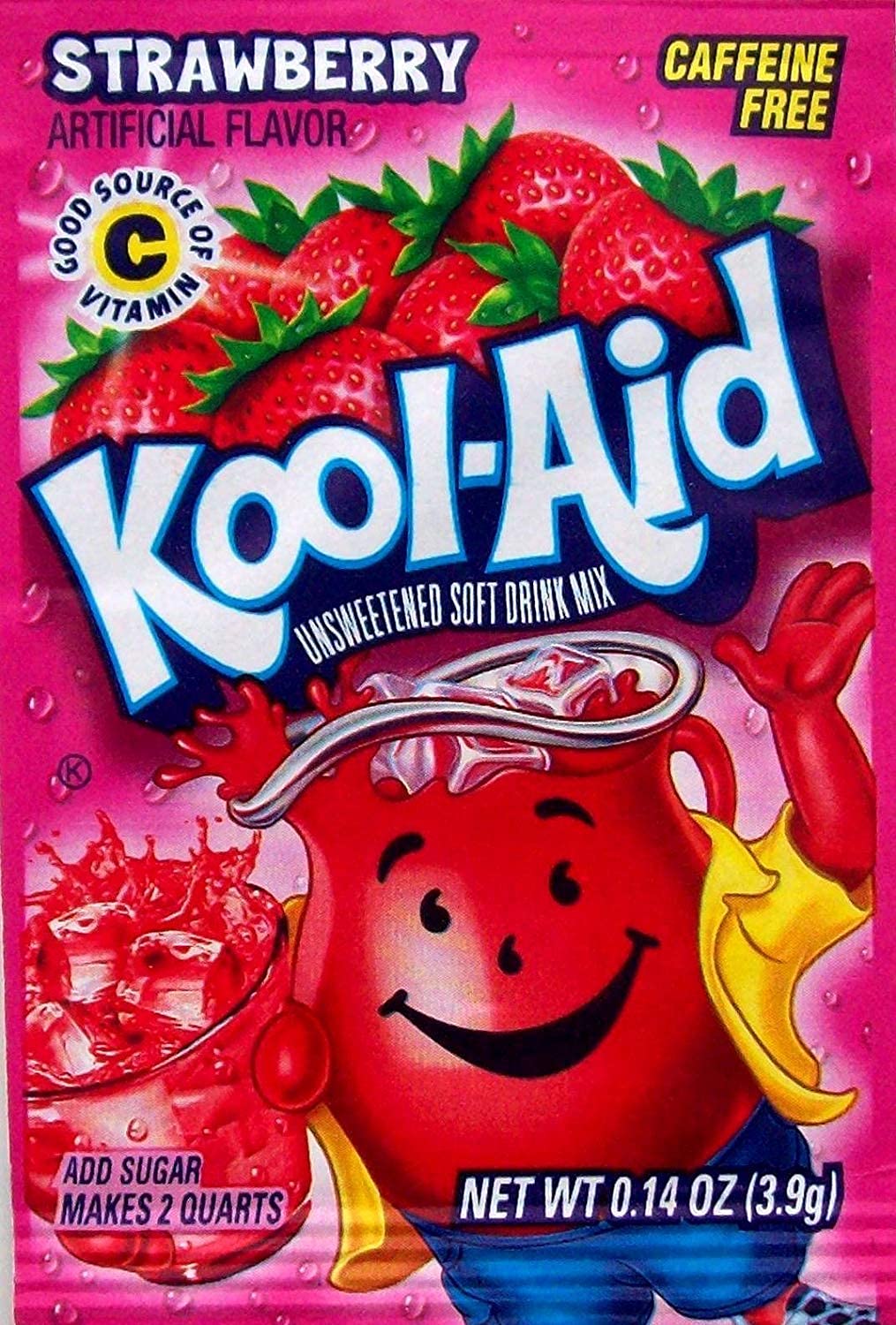 Product image of Kool-Aid Strawberry Unsweetened Soft Drink Mix Caffeine Free 0.14 oz 0.14 oz Pack of 12