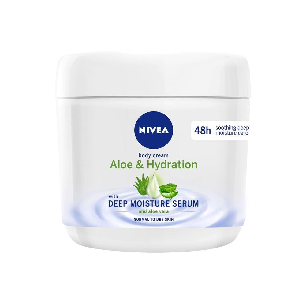 Product image of NIVEA Aloe and Hydration Body Cream Moisturizing 13.52 oz 13.52 oz