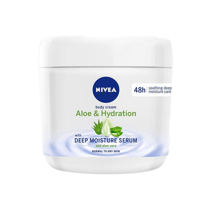 Product image of NIVEA Aloe and Hydration Body Cream Moisturizing 13.52 oz 13.52 oz