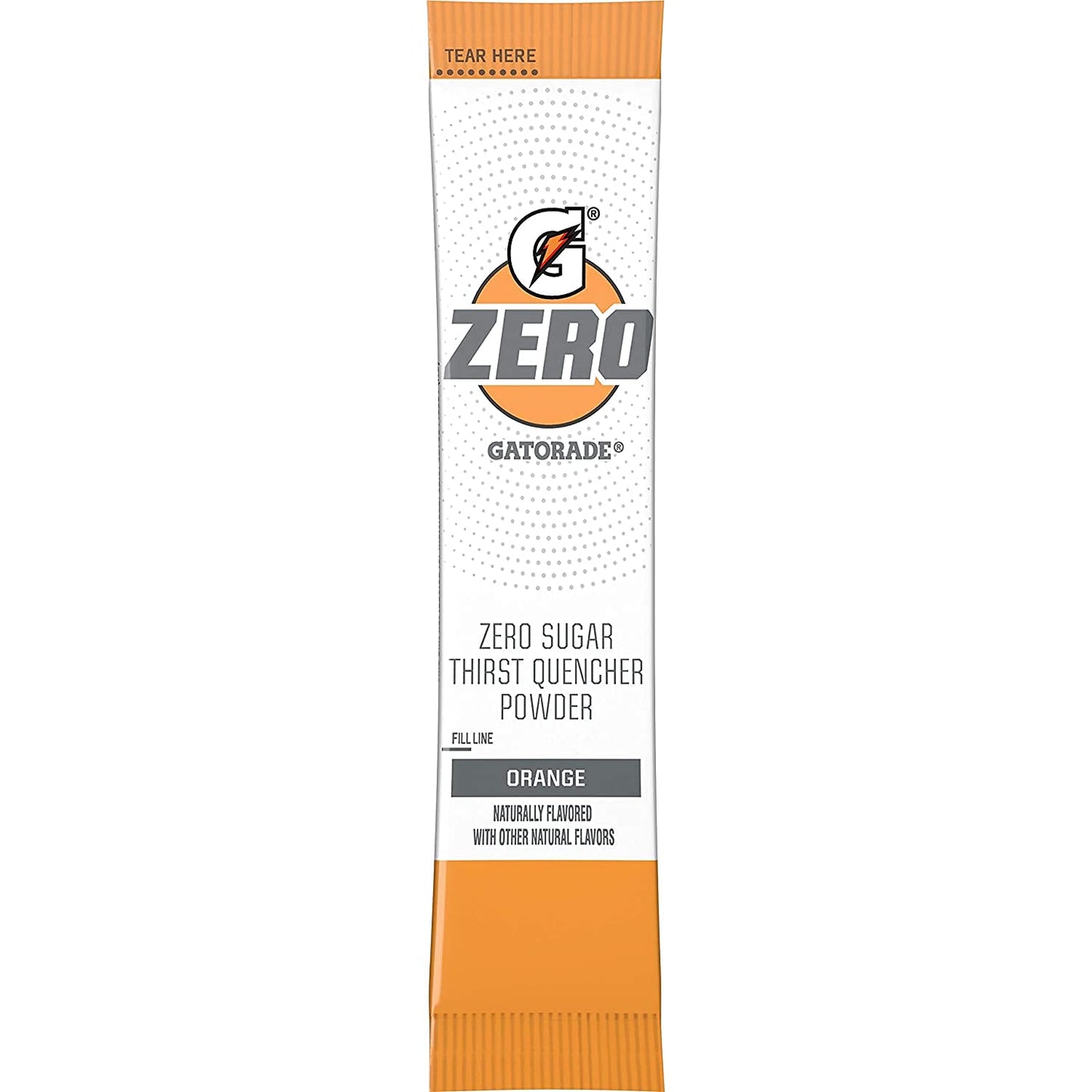 Product image of Gatorade G Zero Sugar Free Powder Sticks Orange Flavor Packets Mixes 20 Fl Oz Water 0.1 oz 20 fl oz Pack of