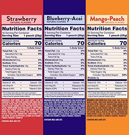 Welchs Zero Sugar Fruity Bites Variety Pack Berries N Cherries Island Fruit Gluten Free Snack Pouches