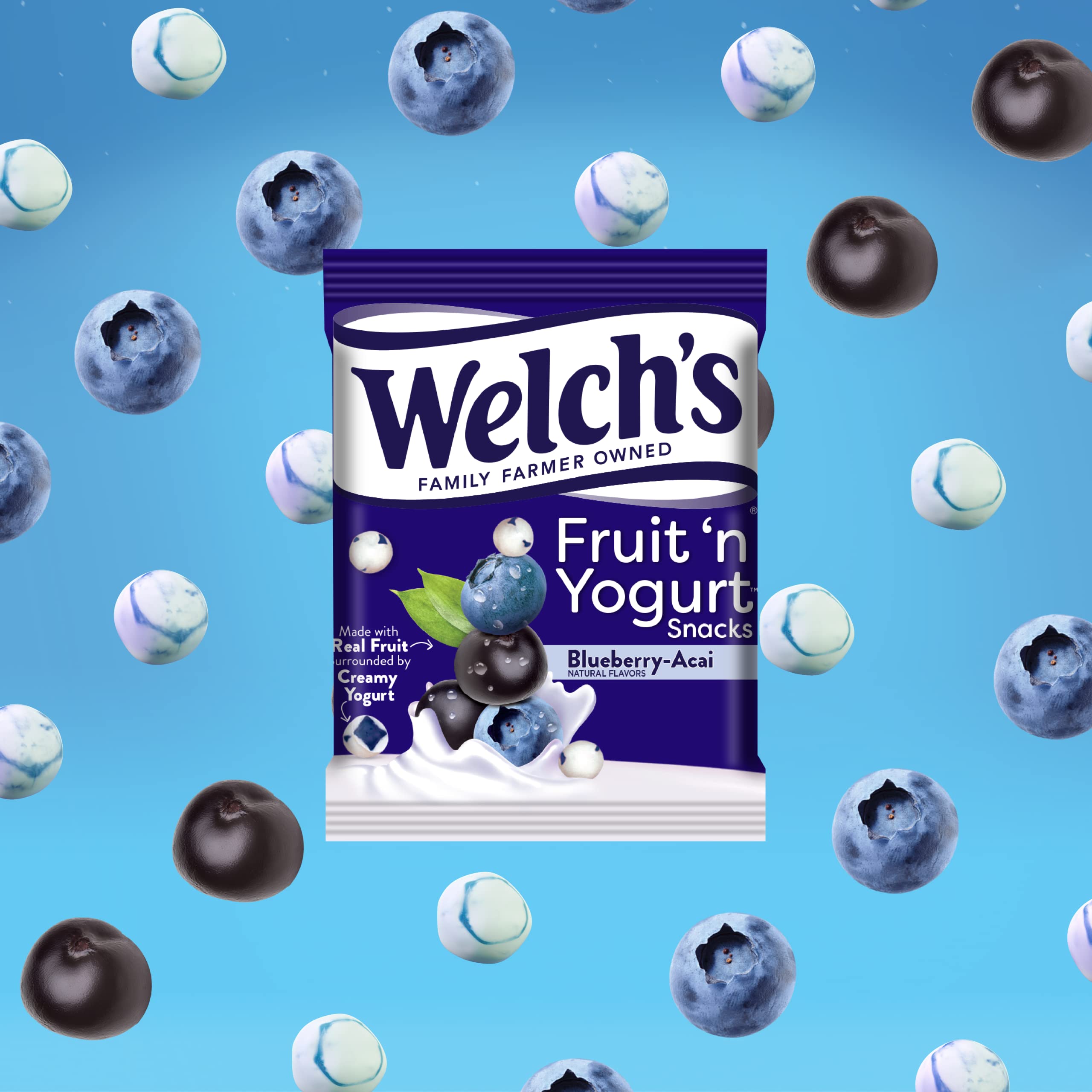 Welchs Zero Sugar Fruity Bites Variety Pack Berries N Cherries Island Fruit Gluten Free Snack Pouches
