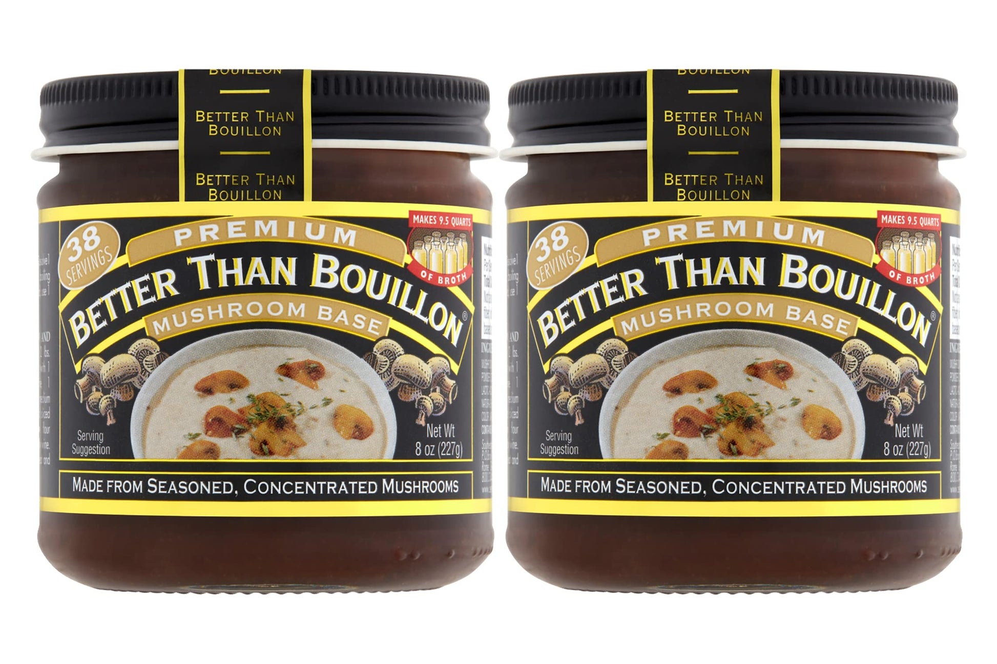 Product image of Better Than Bouillon Premium Mushroom Base Made from Seasoned and Concentrated Mushrooms Makes 9.5 Quarts of