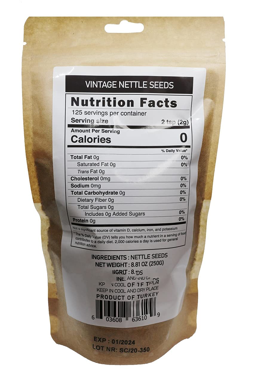 Product image of Vintage Nettle Seeds Dried Plant Natural Tea 8.8 oz 8.8 oz