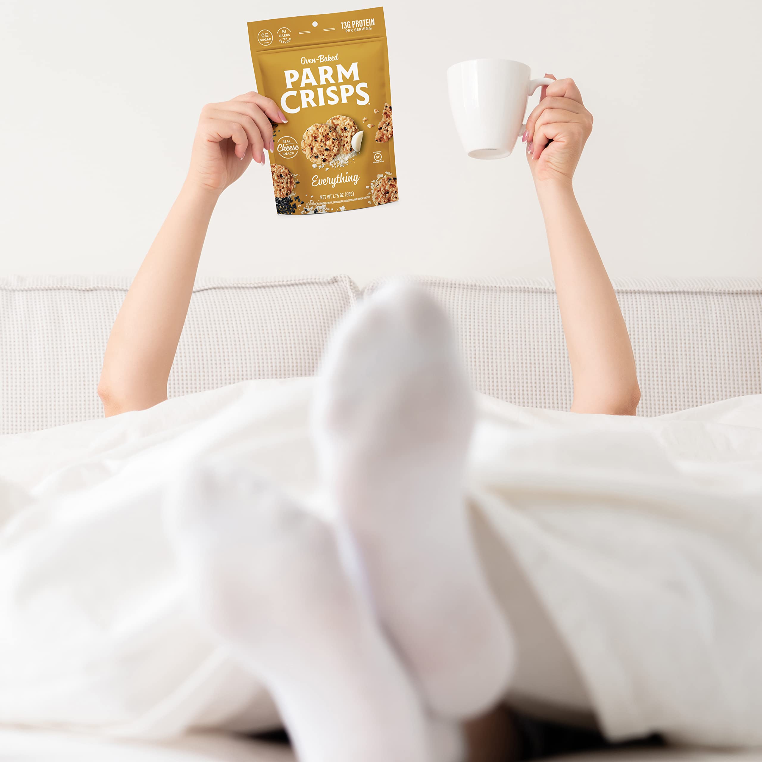 Product image of ParmCrisps Everything Cheese Parm Crisps Oven Baked Keto-Friendly Low Carb High Protein Gluten Free Made