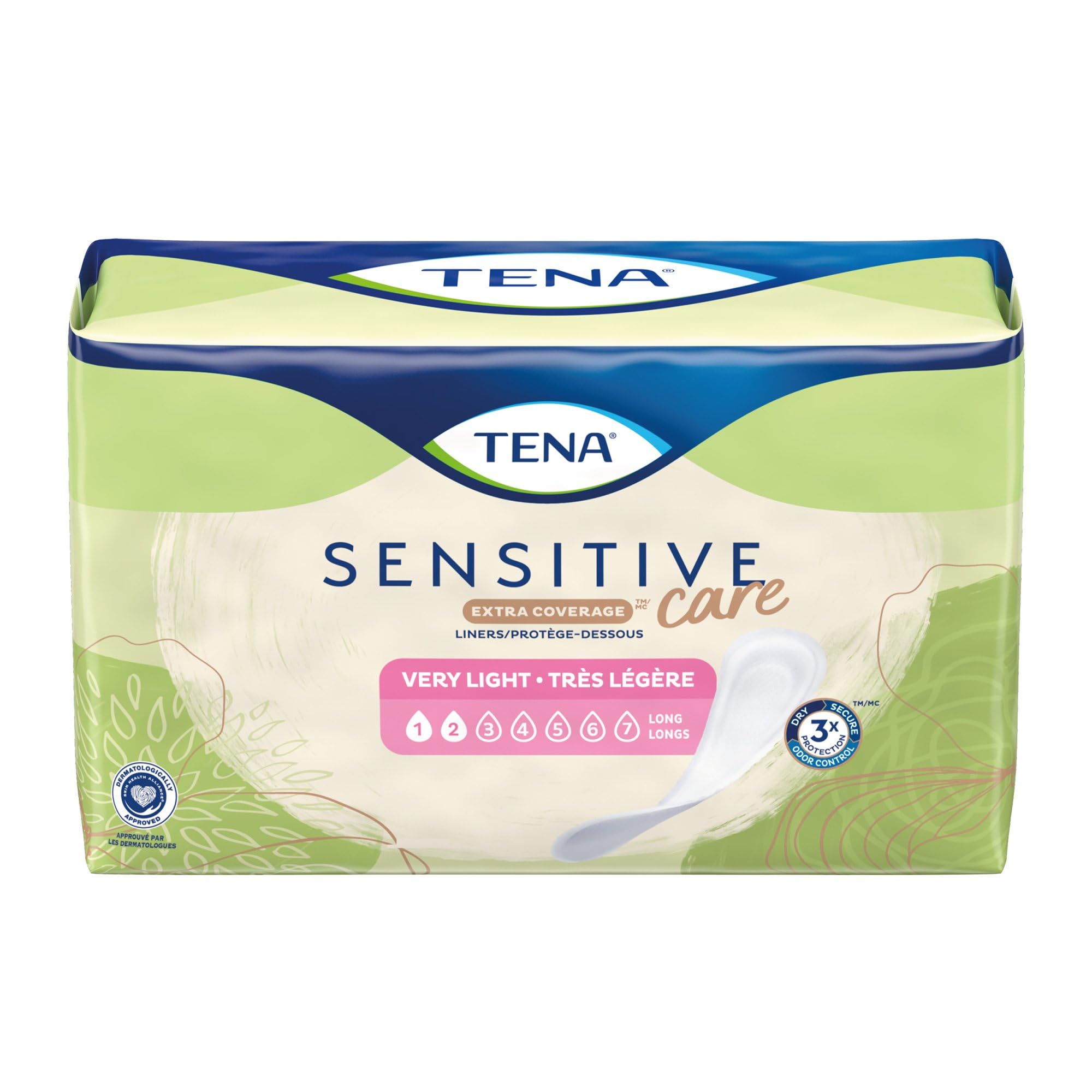Product image of TENA Sensitive Care Female Incontinence Pads Extra Coverage Very Light Long 9" 50 ct 50 Count