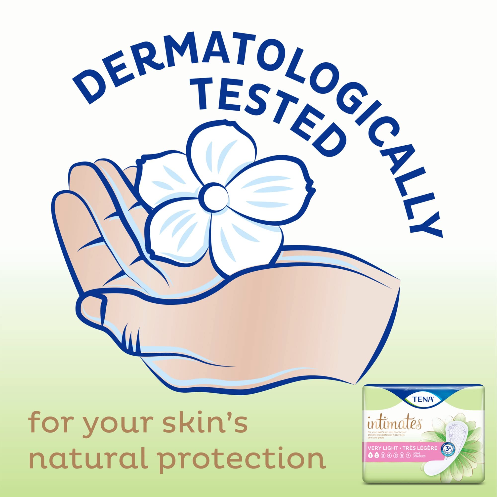 Product image of TENA Sensitive Care Female Incontinence Pads Extra Coverage Very Light Long 9" 50 ct 50 Count