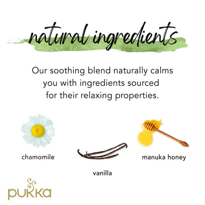 Product image of Pukka Organic Tea Bags Chamomile Vanilla and Manuka Honey Herbal Tea 20 ct Pack of 3