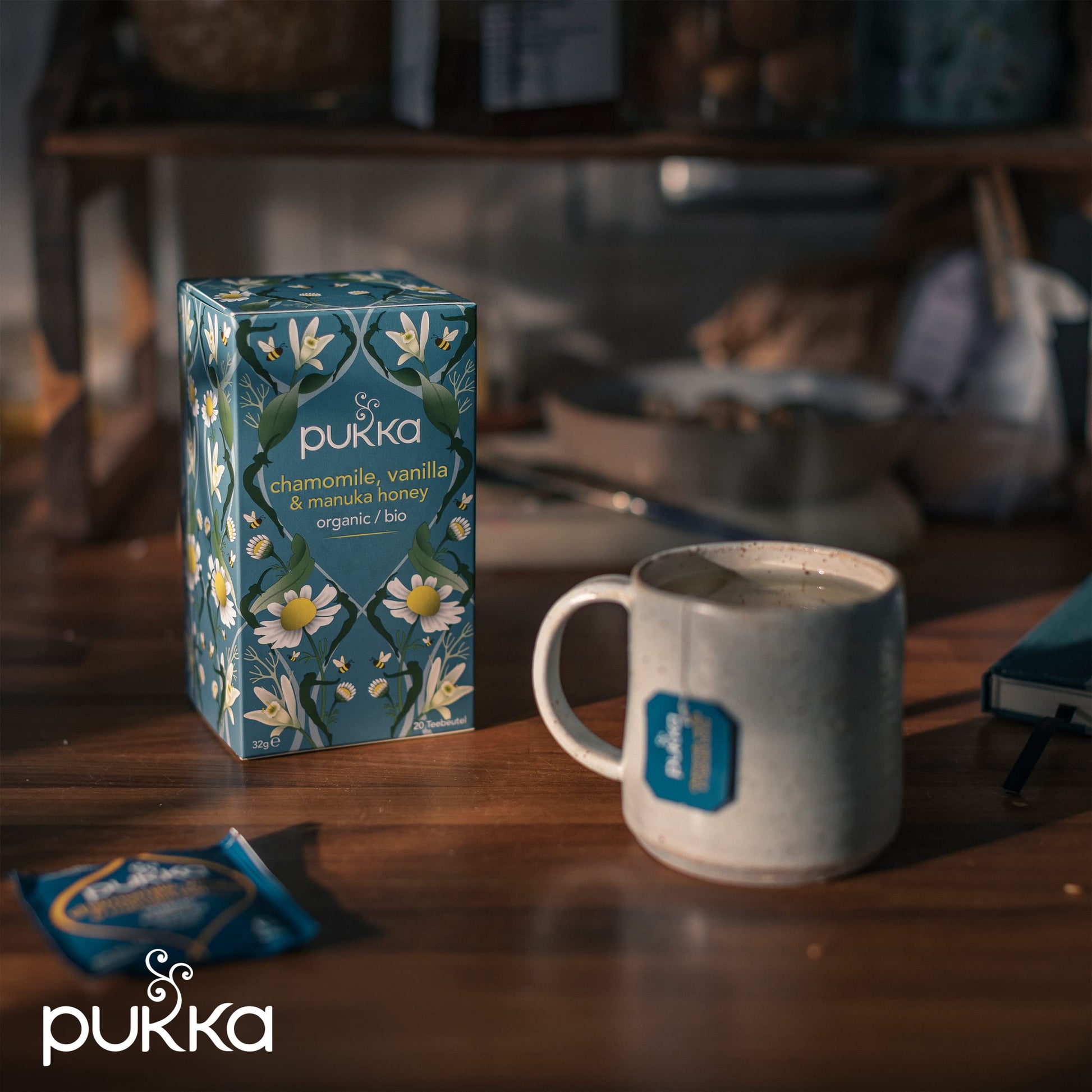 Product image of Pukka Organic Tea Bags Chamomile Vanilla and Manuka Honey Herbal Tea 20 ct Pack of 3