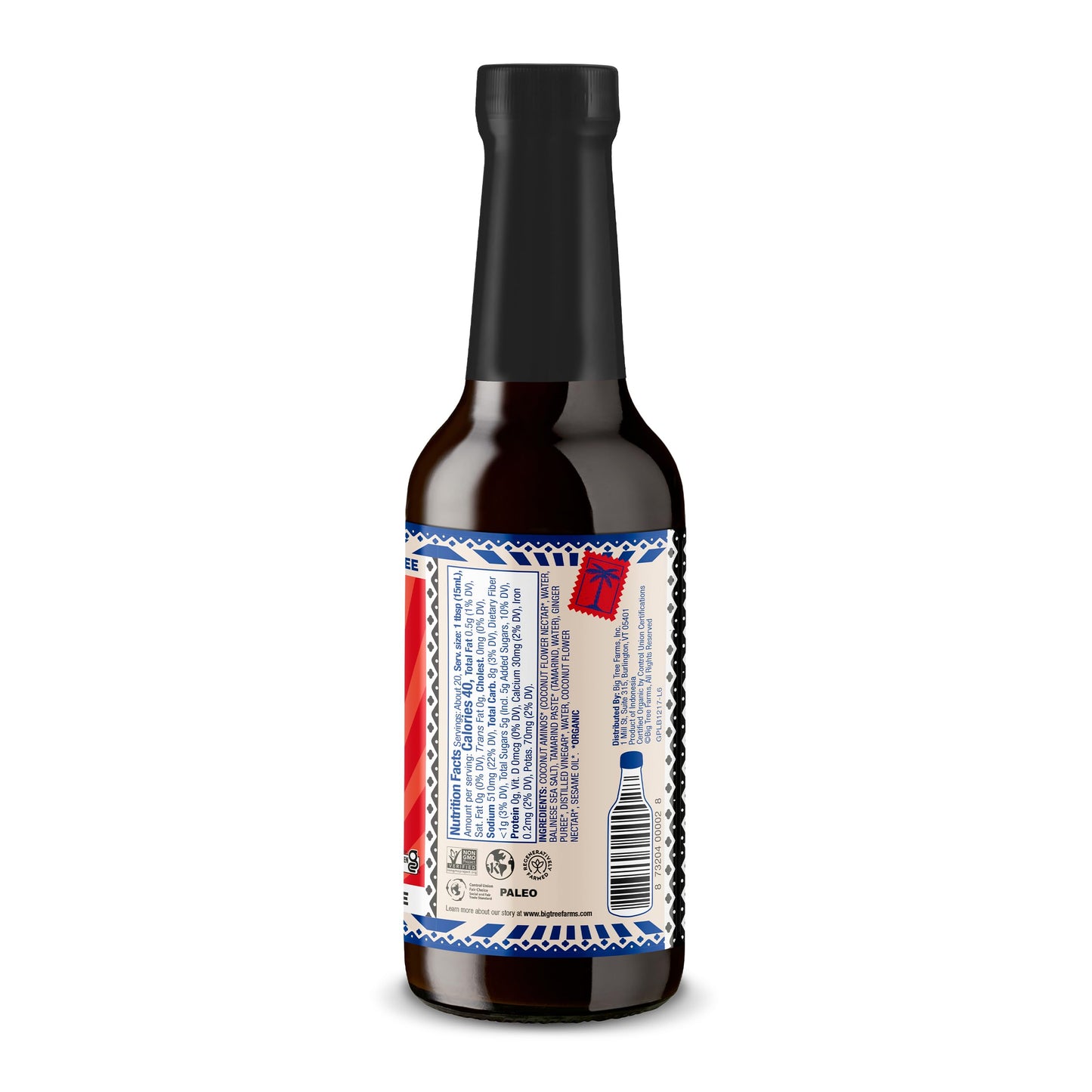 Product image of Big Tree Farms Organic Coco Aminos Teriyaki Soy-Free Sauce Low Sodium Gluten Free Kosher Non-GMO 10 fl oz 10