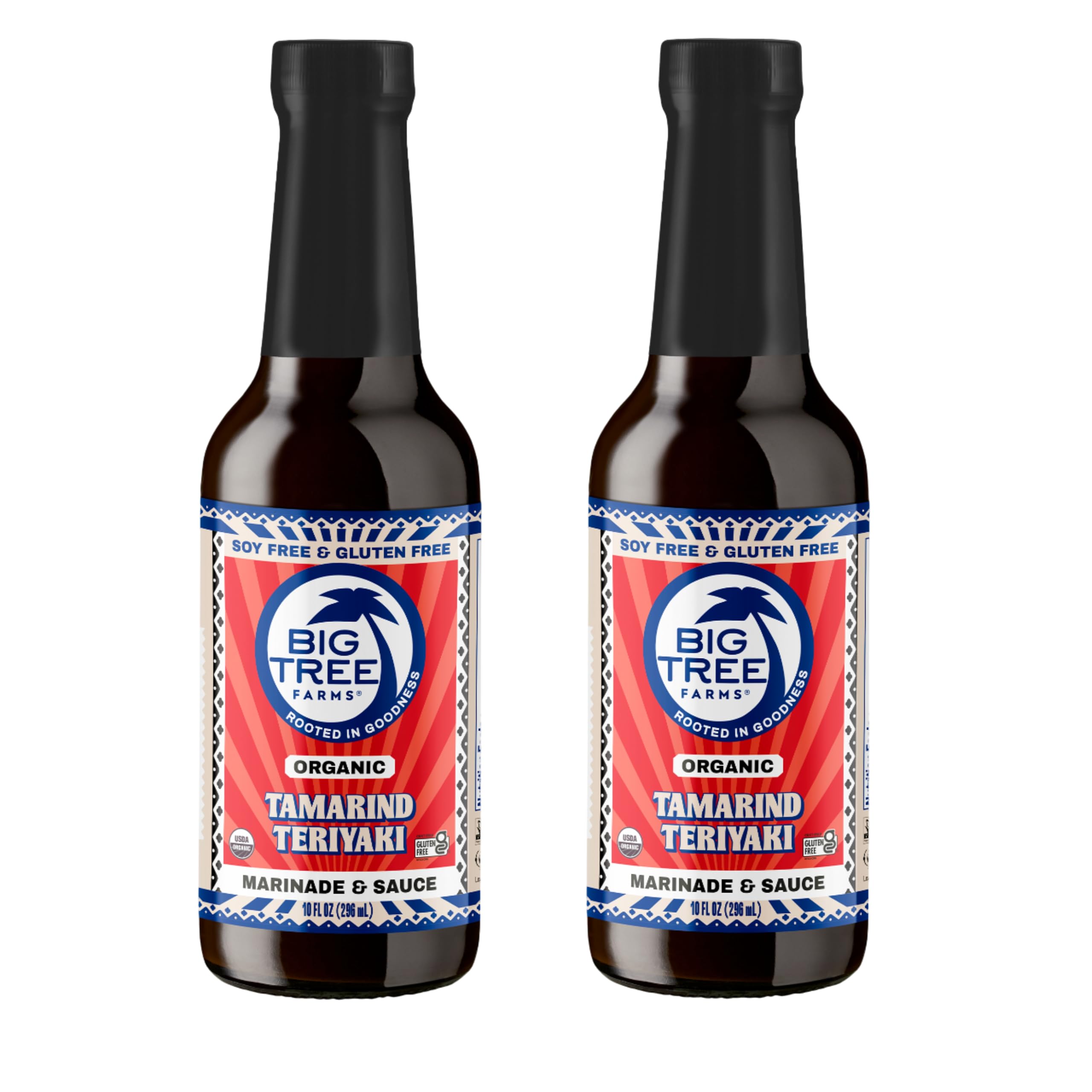 Product image of Big Tree Farms Organic Coco Aminos Teriyaki Soy-Free Sauce Low Sodium Gluten Free Kosher Non-GMO 10 fl oz 10