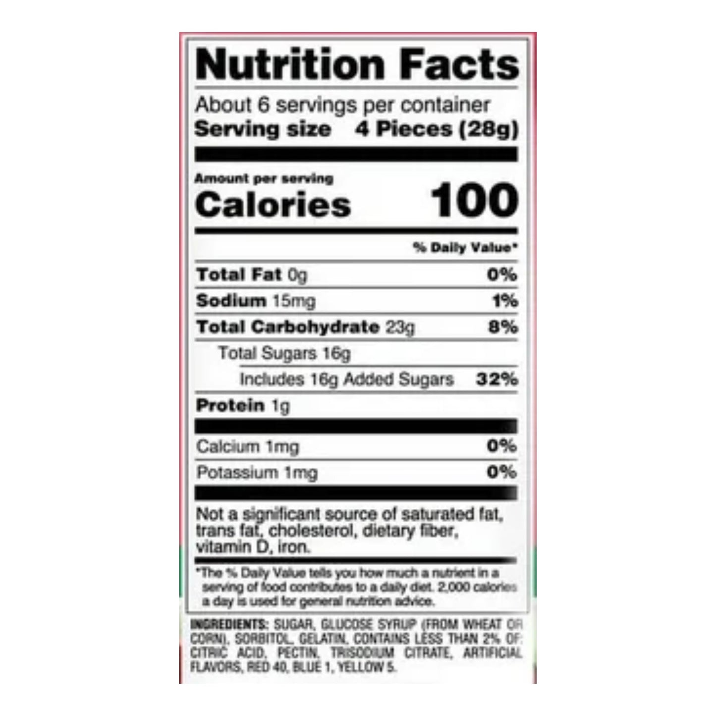 Product image of Sweetzo Watermelon Gummies Fruit Flavored Candy Bites Summer Themed Shareable Bagged Candies Goodie Bags and