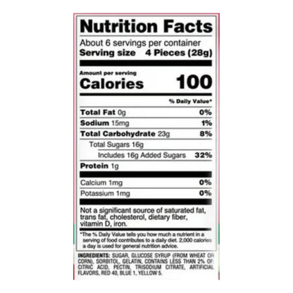 Product image of Sweetzo Watermelon Gummies Fruit Flavored Candy Bites Summer Themed Shareable Bagged Candies Goodie Bags and